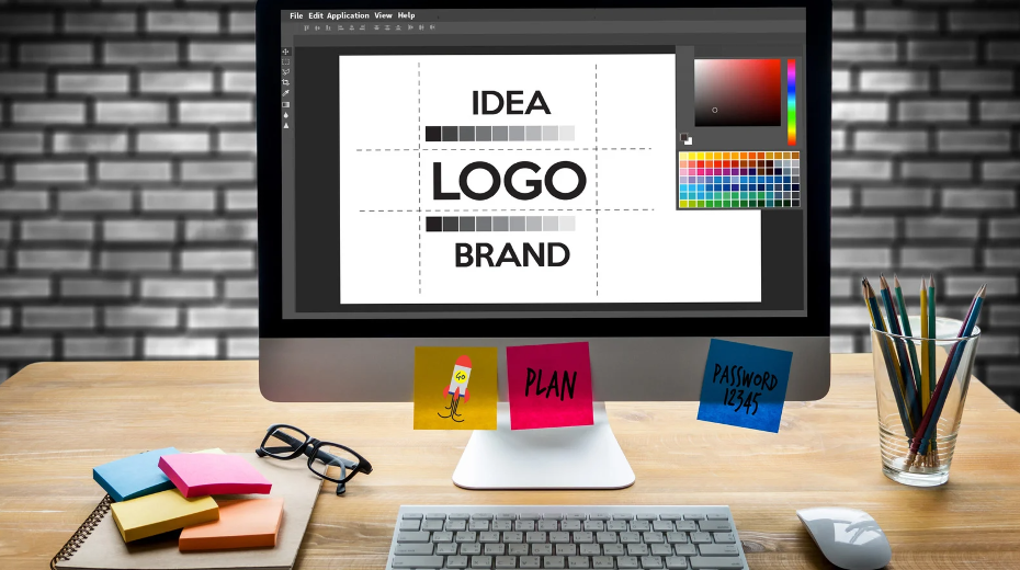 Creazione logo astratto con un cerchio centrale e linee fluide che si irradiano verso l'esterno, utilizzando una combinazione di colori vivaci per rappresentare energia e innovazione.